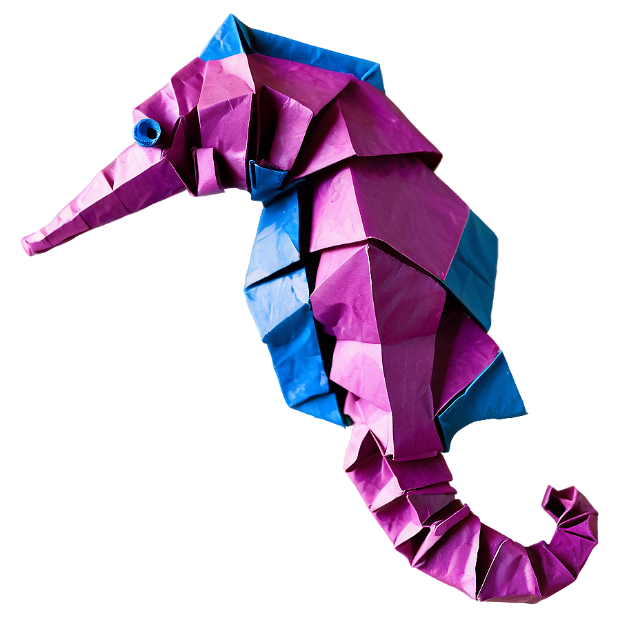 Origami Seahorse Png 06112024 PNG Image