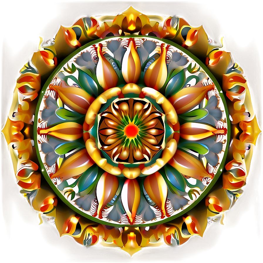 Ornamental Mandala Pattern Png Fxe PNG Image