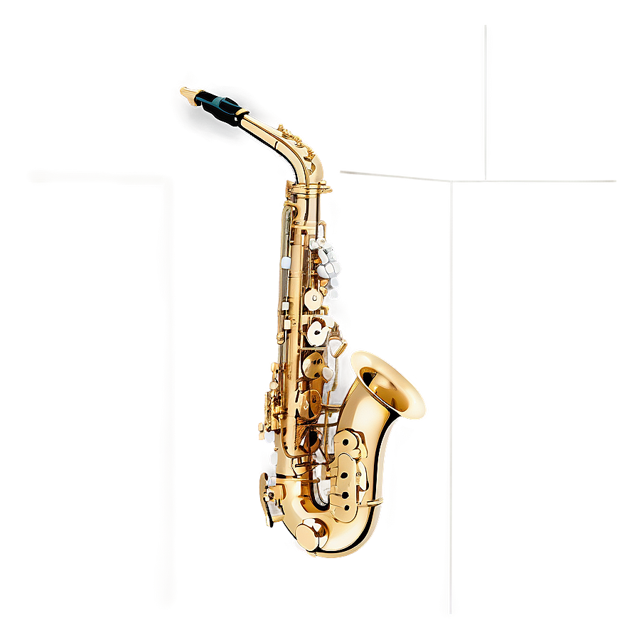 Ornate Alto Saxophone Png Pwm27 PNG Image