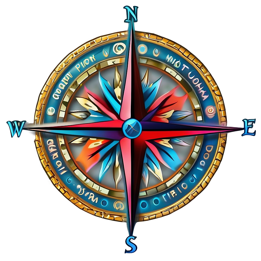 Ornate Compass Rose Png Dwq61 PNG Image