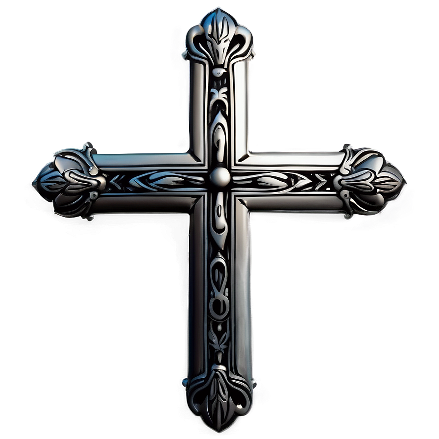 Ornate Cross Pattern Png 04302024 PNG Image