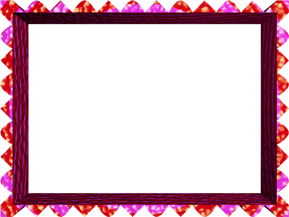 Ornate Geometric Border Frame PNG Image