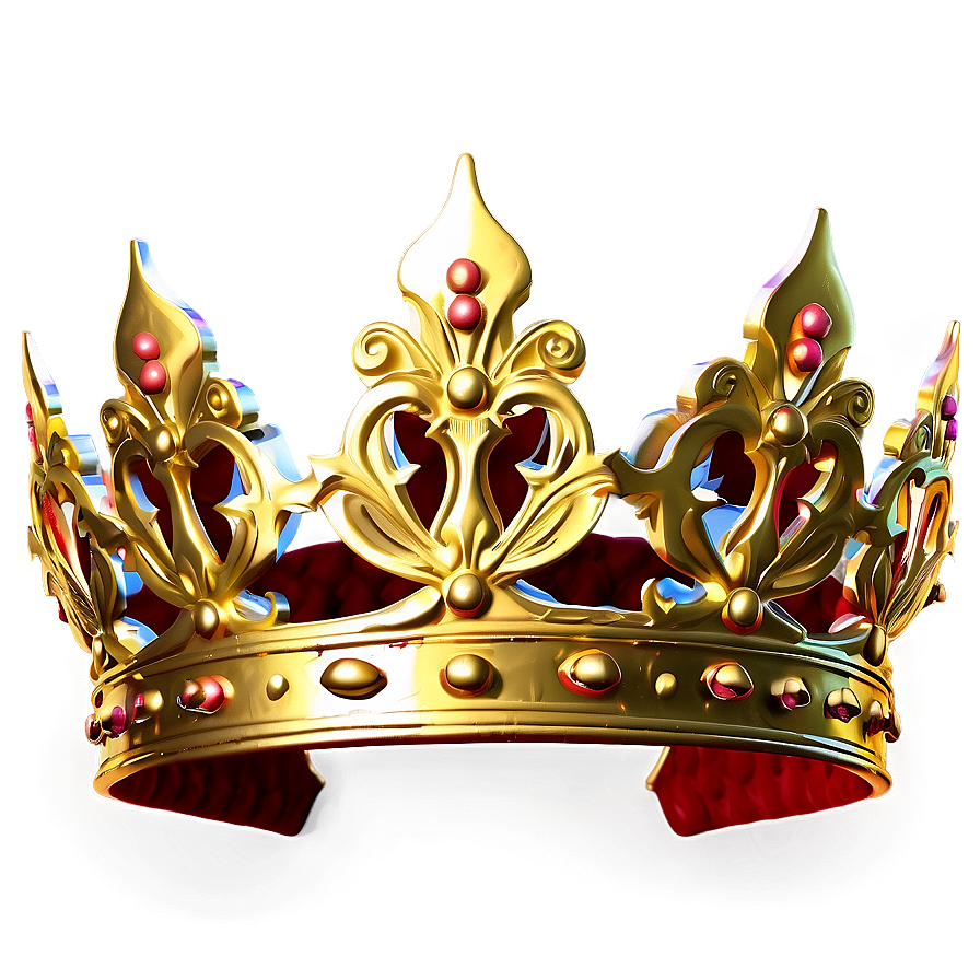 Ornate Golden Crown Png 06282024 PNG Image