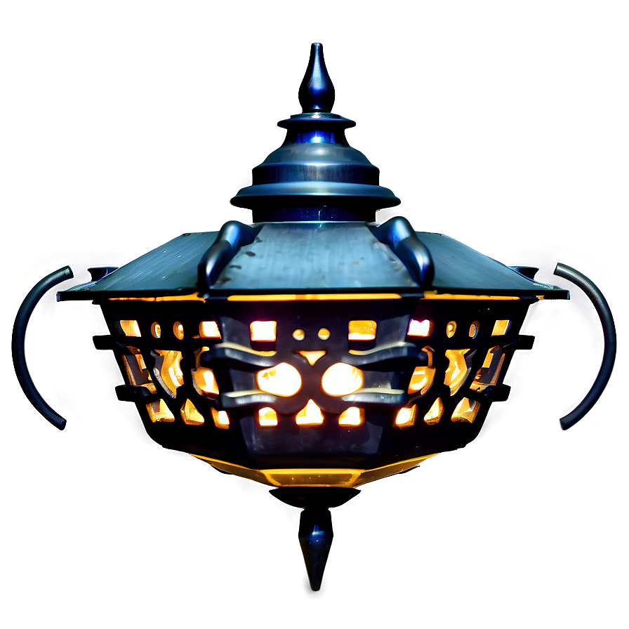 Ornate Iron Lantern Png Nrj61 PNG Image