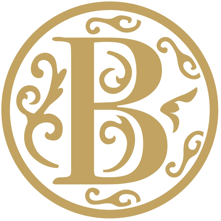 Ornate Letter B Design PNG Image