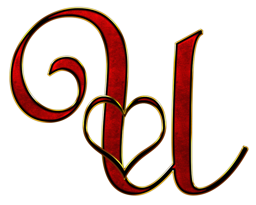 Ornate Letter L Design PNG Image