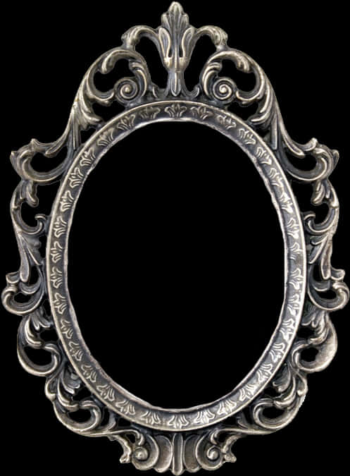 Ornate Vintage Frame Design PNG Image