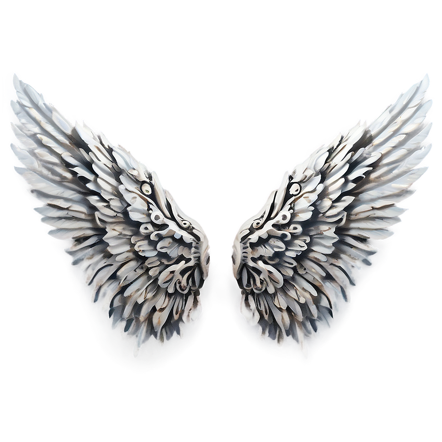 Ornate White Wings Png Rwq PNG Image