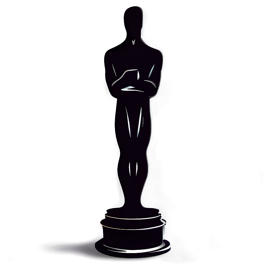 Oscar Award Silhouette Png Mbo PNG Image