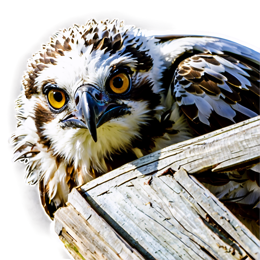 Osprey Family In Nest Png Ilk PNG Image