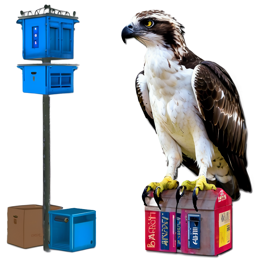 Osprey In Urban Environment Png Ags63 PNG Image