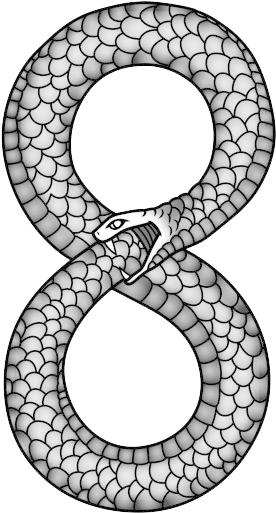 Ouroboros Infinity Symbol Artwork.png PNG Image