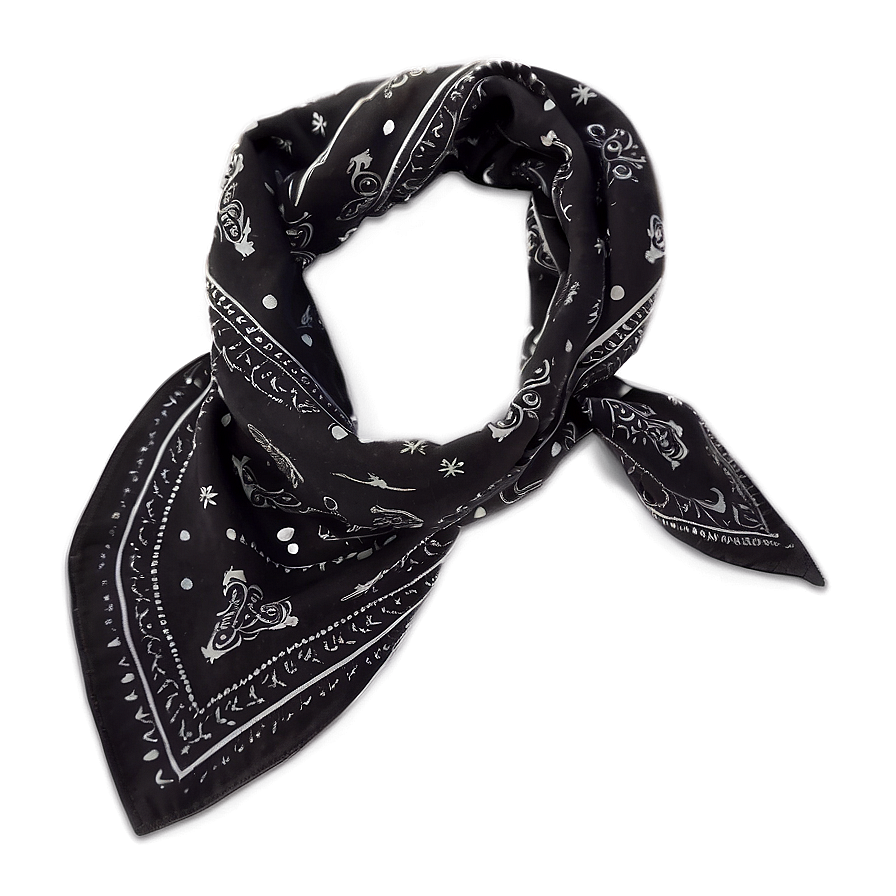 Outdoor Black Bandana Png Gwp29 PNG Image