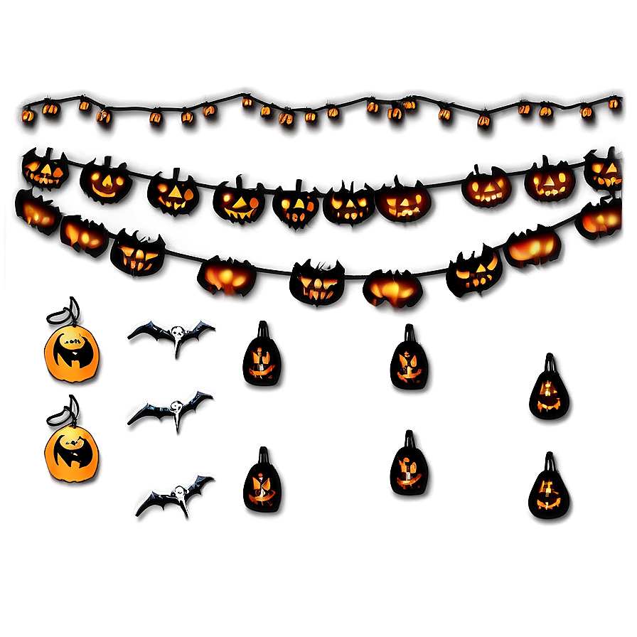 Outdoor Halloween Lights Png Usk49 PNG Image