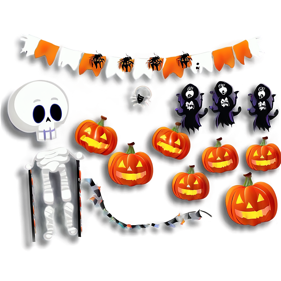 Outdoor Halloween Party Setup Png Oev PNG Image