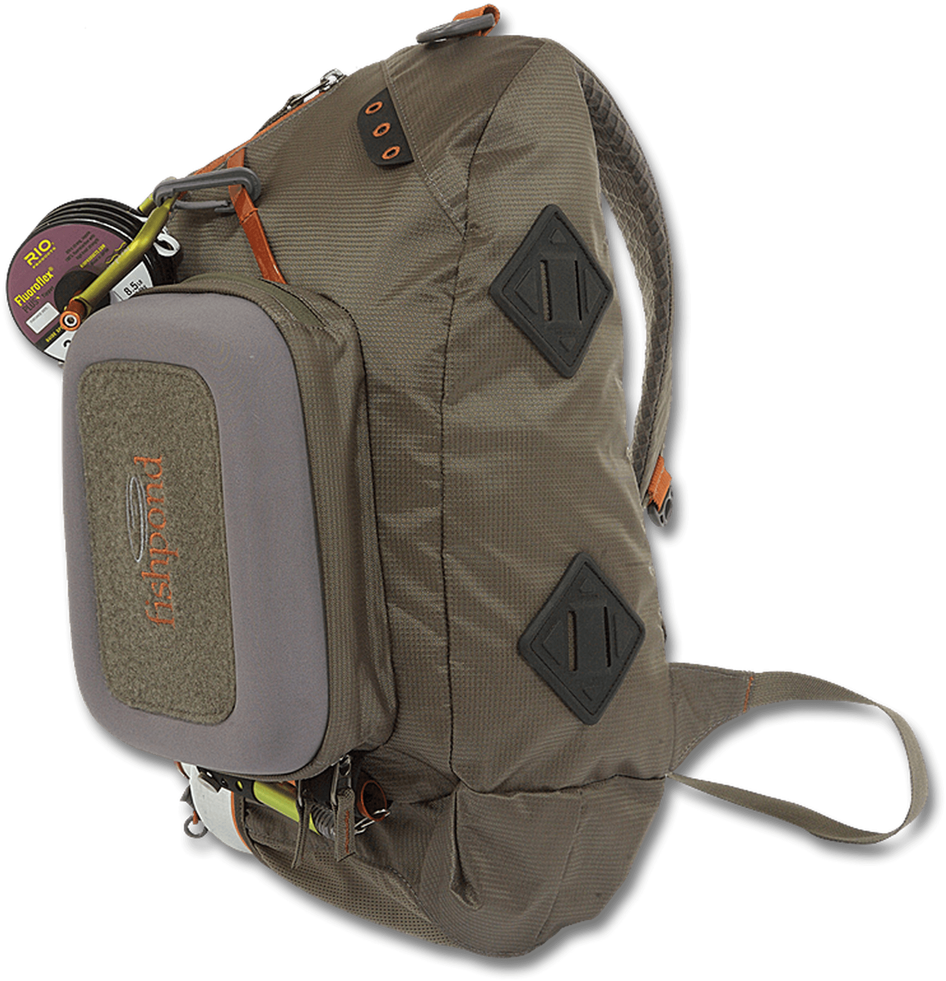 Outdoor Hiking Backpackwith Accessories PNG Image