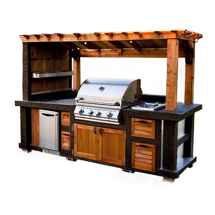 Outdoor Kitchen Setup Png 05242024 PNG Image