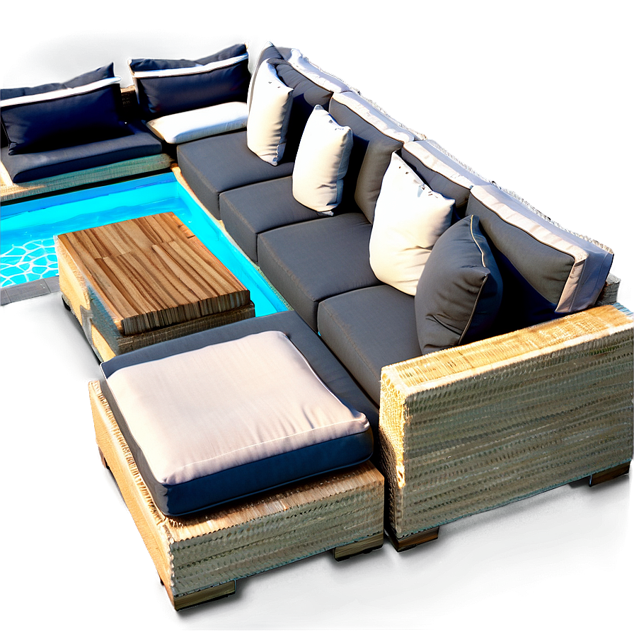 Outdoor Sectional Sofas Png Kym17 PNG Image