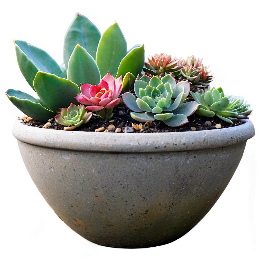 Outdoor Succulent Arrangements Png 06212024 PNG Image