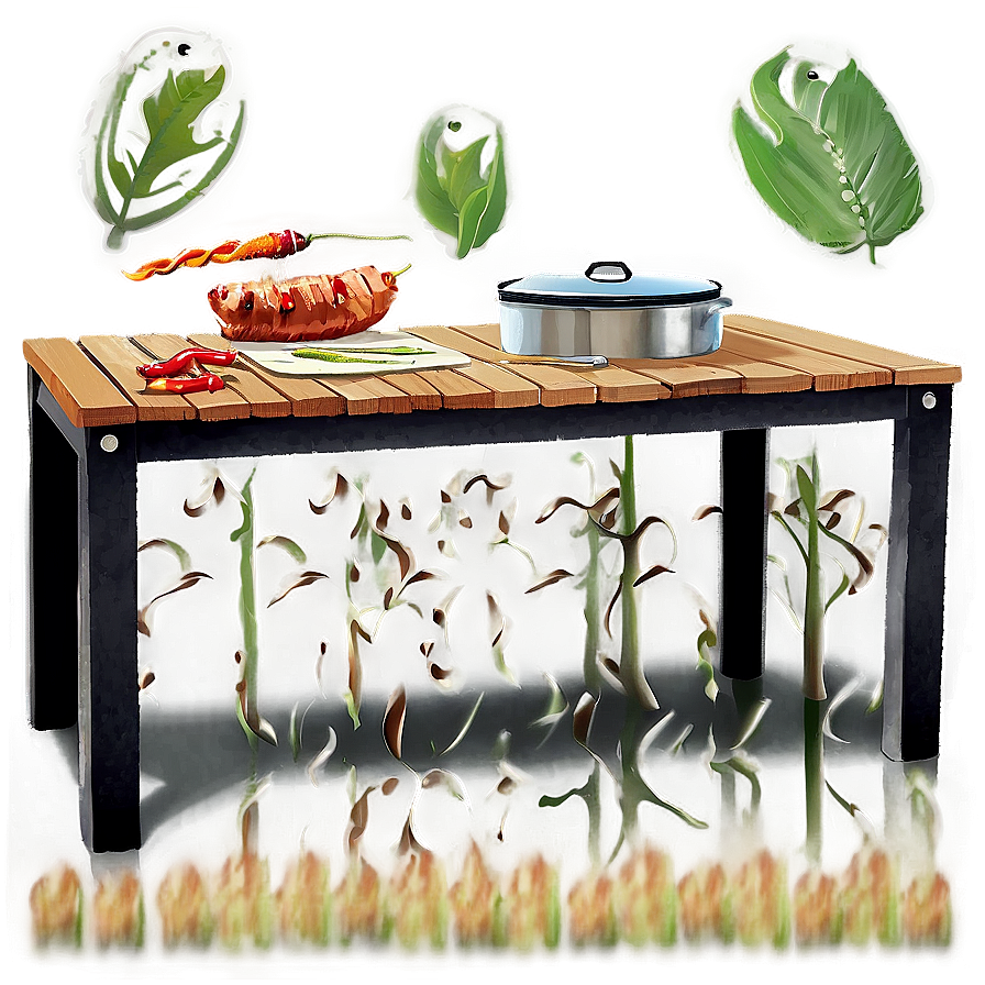 Outdoor Table For Bbq Png 80 PNG Image