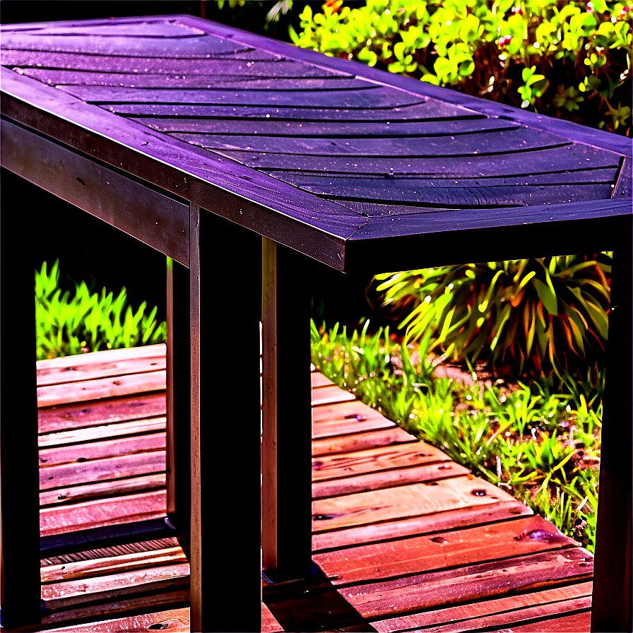 Outdoor Table On Deck Png Pcd PNG Image