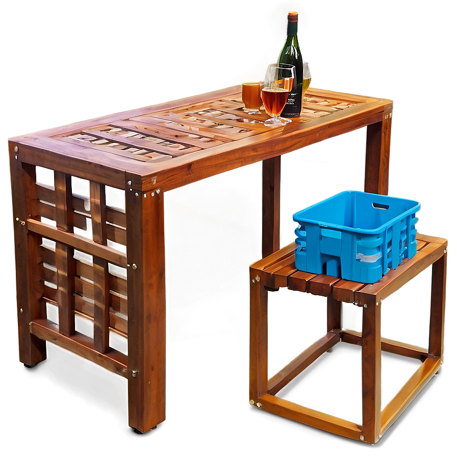 Outdoor Table With Storage Png 06282024 PNG Image