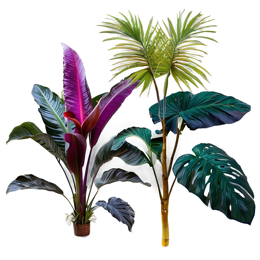 Outdoor Tropical Plants Png 06252024 PNG Image