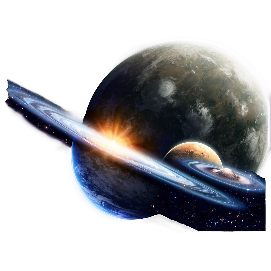 Outer Space Scene Png Whk PNG Image