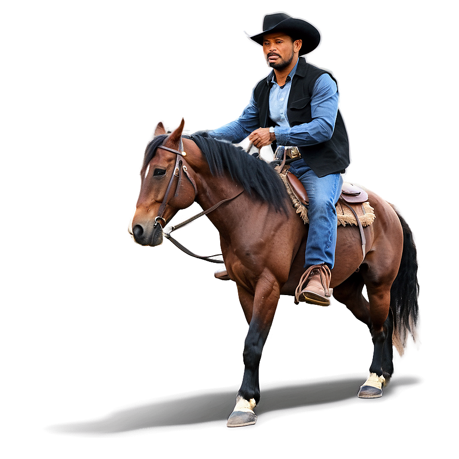 Outlaw Horseback Rider Png Emq PNG Image