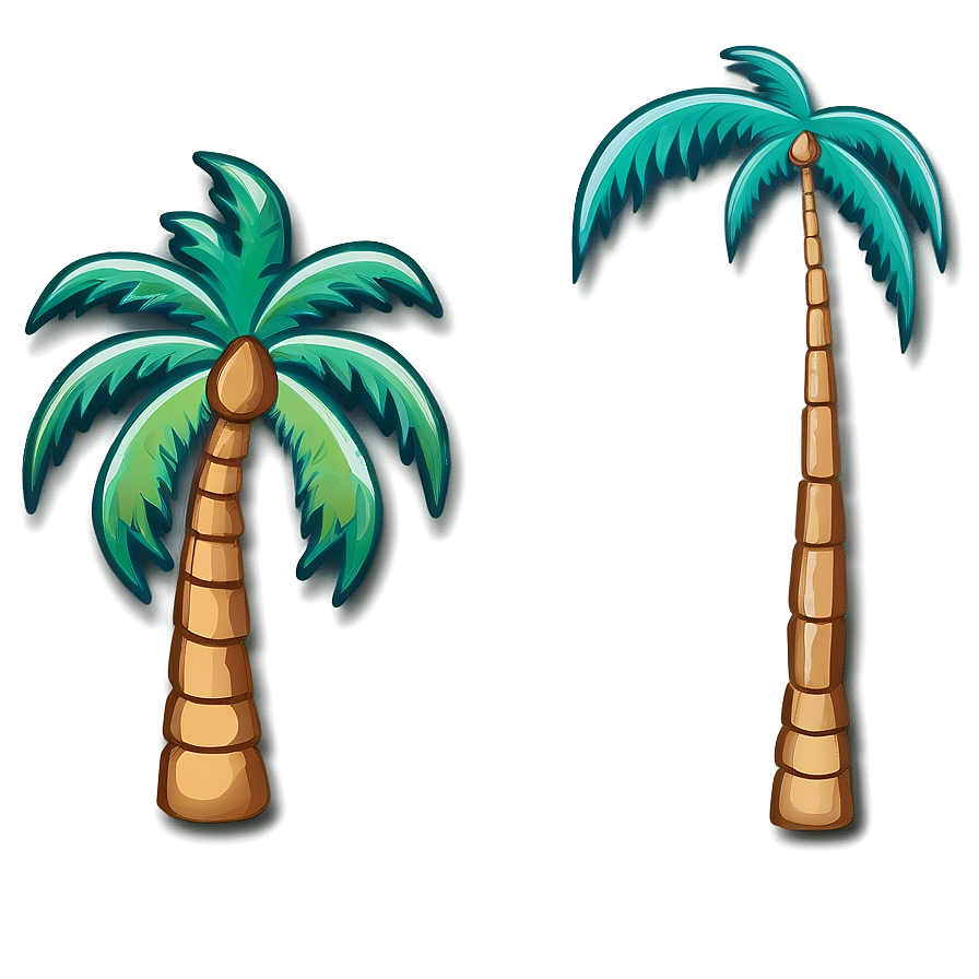 Outline Palm Tree Emoji Png 06272024 PNG Image