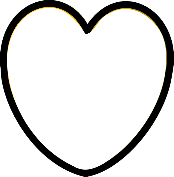 Outlined Heart Icon PNG Image