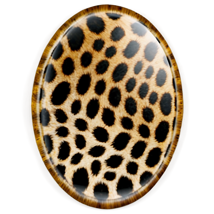 Oval Animal Print Png 05252024 PNG Image