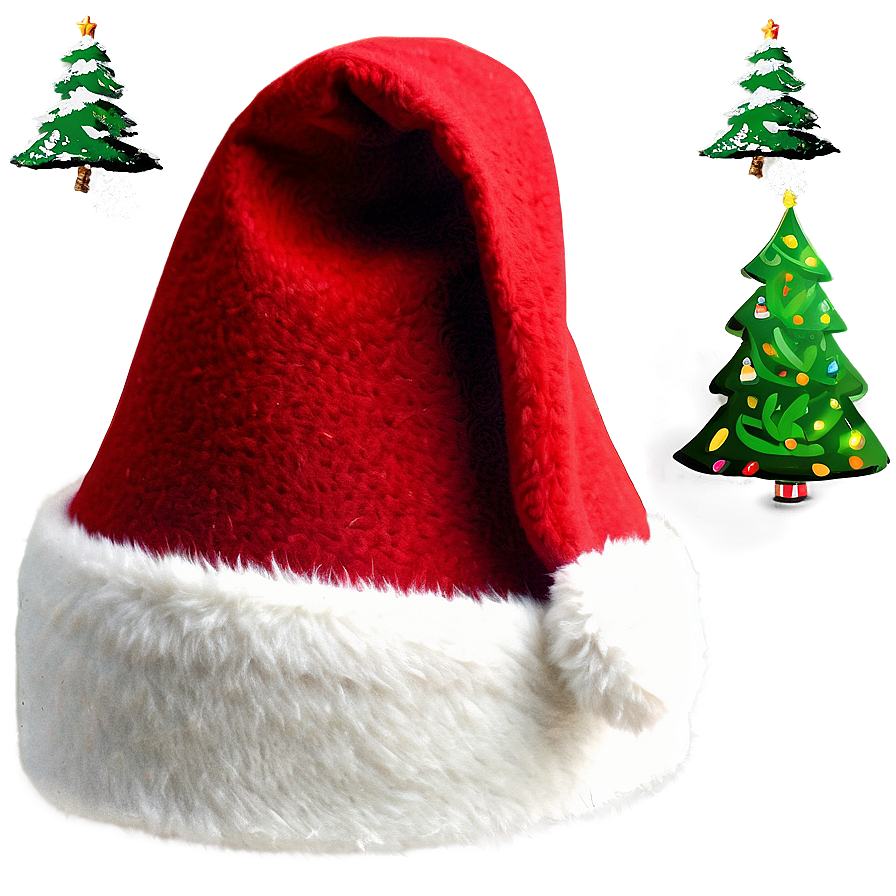 Oversized Christmas Hat Png Vlo PNG Image