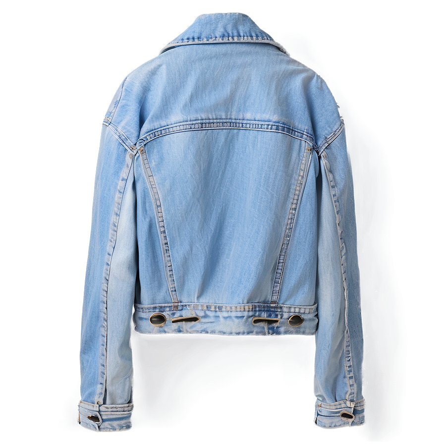 Oversized Denim Jacket Png Hwt30 PNG Image