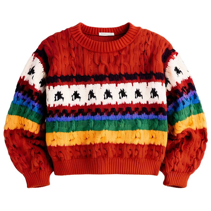 Oversized Red Sweater Png Qwx PNG Image