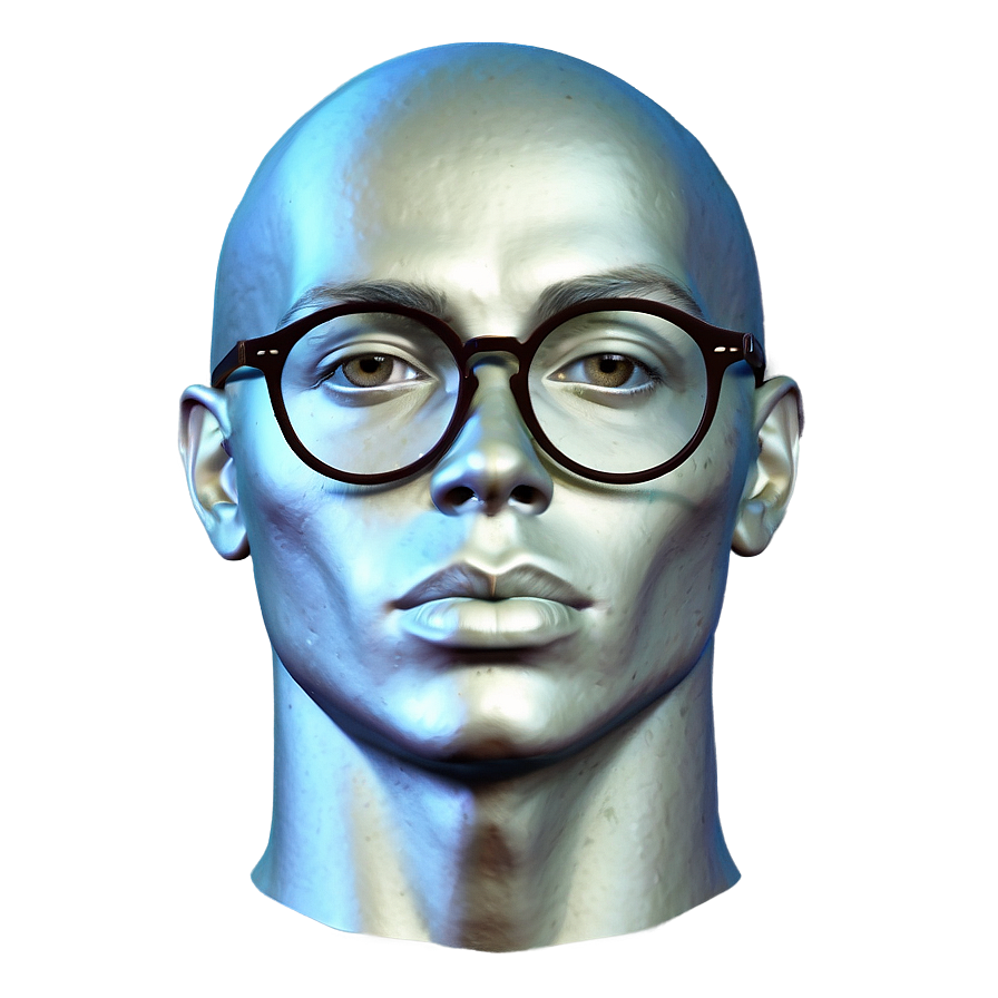 Oversized Round Glasses Png Hch27 PNG Image