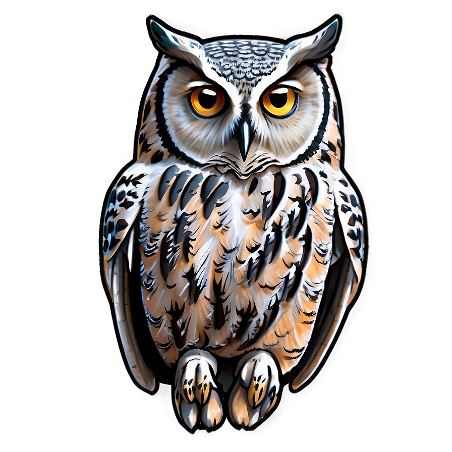 Owl Illustration Png 05062024 PNG Image