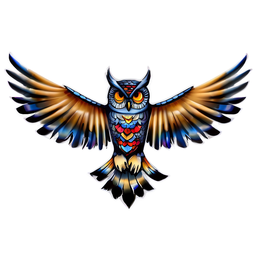 Owl Tattoo Design Png Iol10 PNG Image