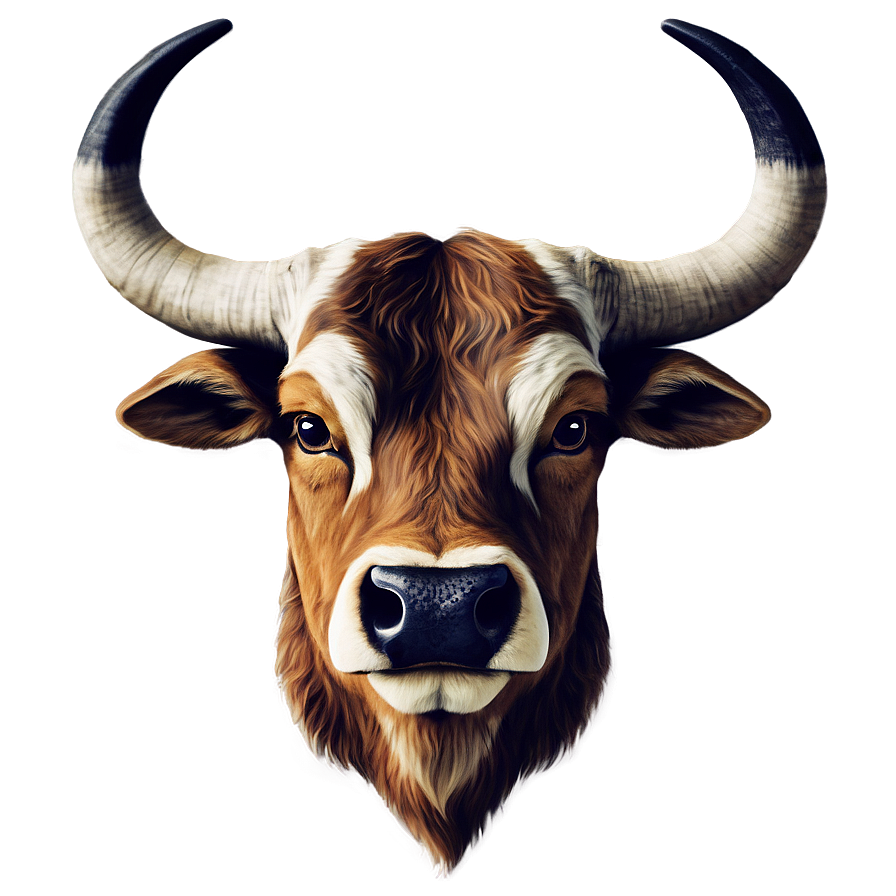 Ox Head Illustration Png 24 PNG Image