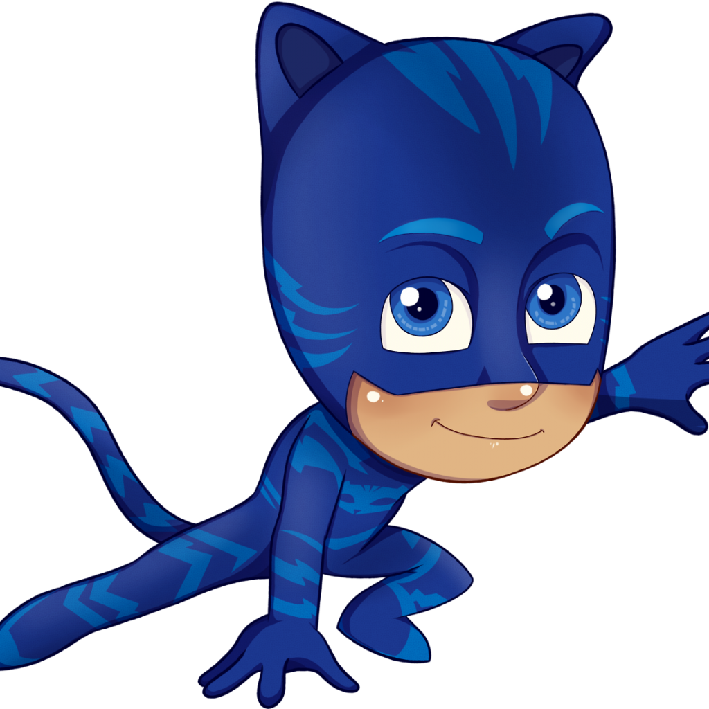 P J Masks Catboy Character Pose PNG Image