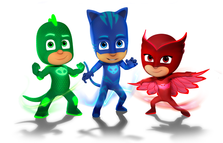 P J Masks Heroes Readyfor Action PNG Image