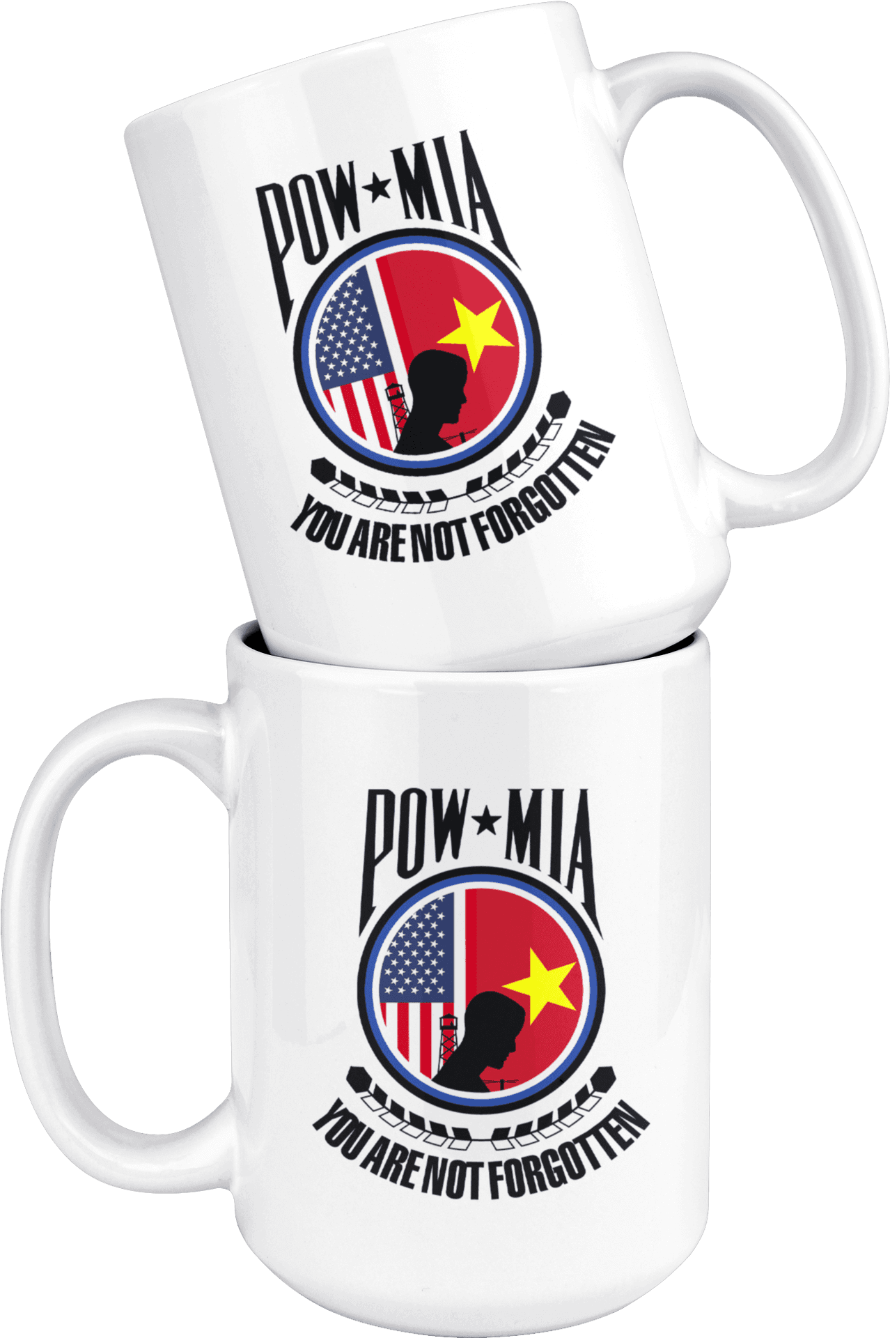 P O W M I A Commemorative Mugs PNG Image