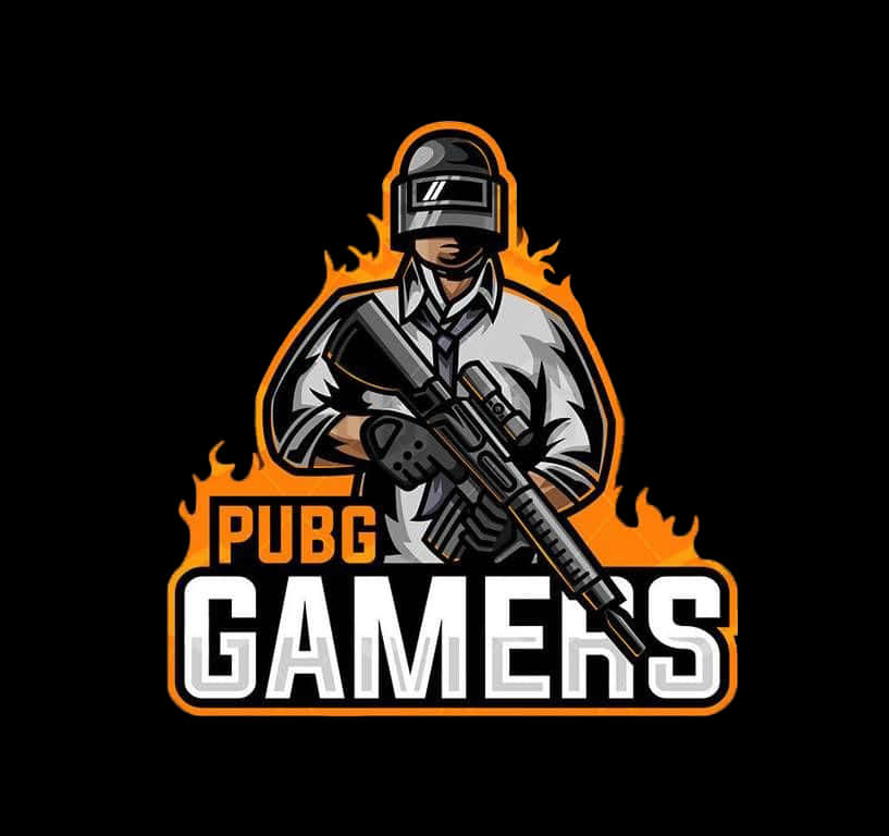 P U B G Gamers Logo Flame Background PNG Image