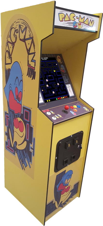 Pac Man Arcade Cabinet PNG Image