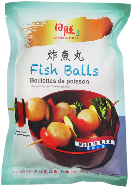 Packaged Fish Balls Product PNG Image