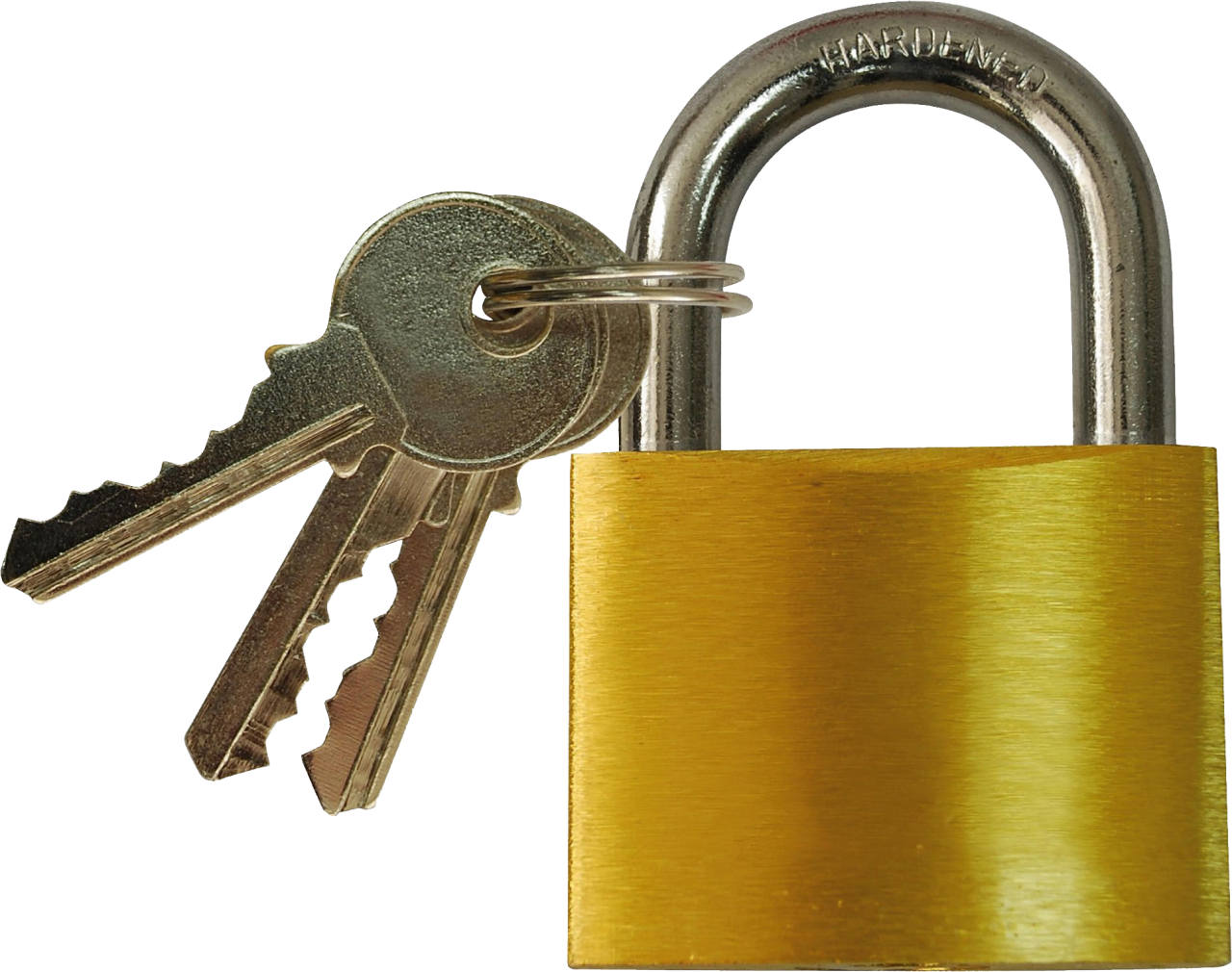 Padlockand Keys Security PNG Image