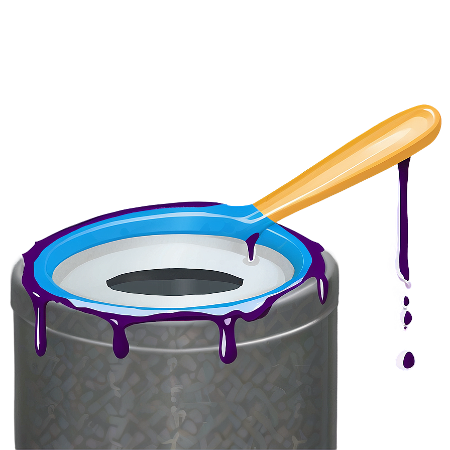 Paint Bucket Spill Png 6 PNG Image