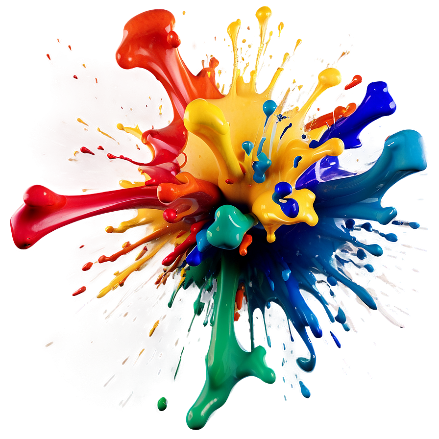 Paint Splash Explosion Png 05242024 PNG Image