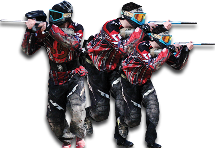 Paintball_ Team_ Action_ Pose PNG Image