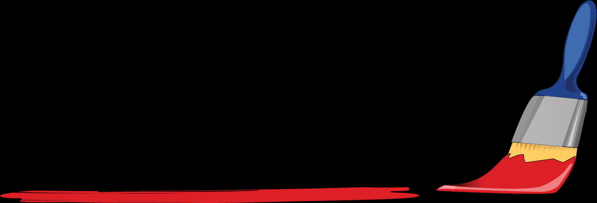 Paintbrush Red Line PNG Image